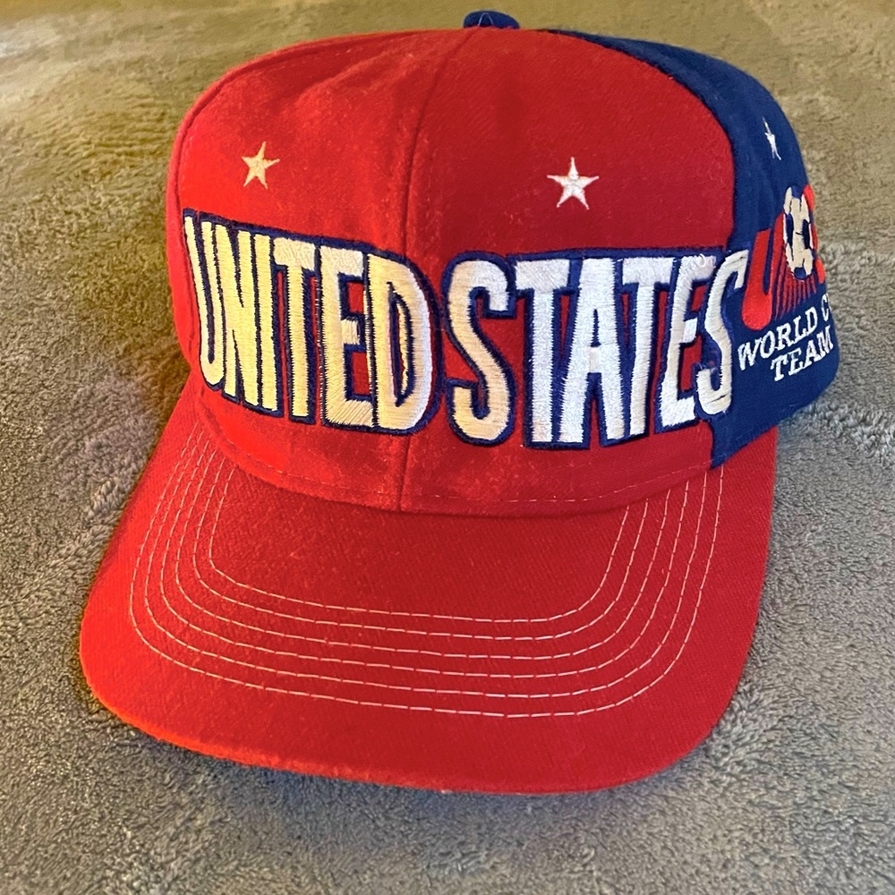 Vintage World Cup USA National Team Soccer Adidas SnapBack Hat
